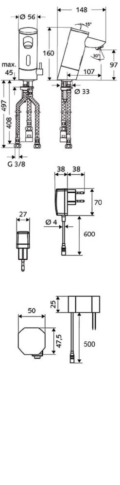 Schell Puris E Elektronische-Waschtisch-Armatur 012160699 Verchromt, Steckernetzteil, ND, Netzbetrieb, Für Mischwasser 17 Schell Puris E Elektronische-Waschtisch-Armatur 012160699 Verchromt, Steckernetzteil, ND, Netzbetrieb, Für Mischwasser -Badezimmerbedarf Geschäft Schell Puris e Elektronische Waschtisch Armatur 012160699 verchromt Steckernetzteil ND Netzbetrieb fuer Mischwasser 7