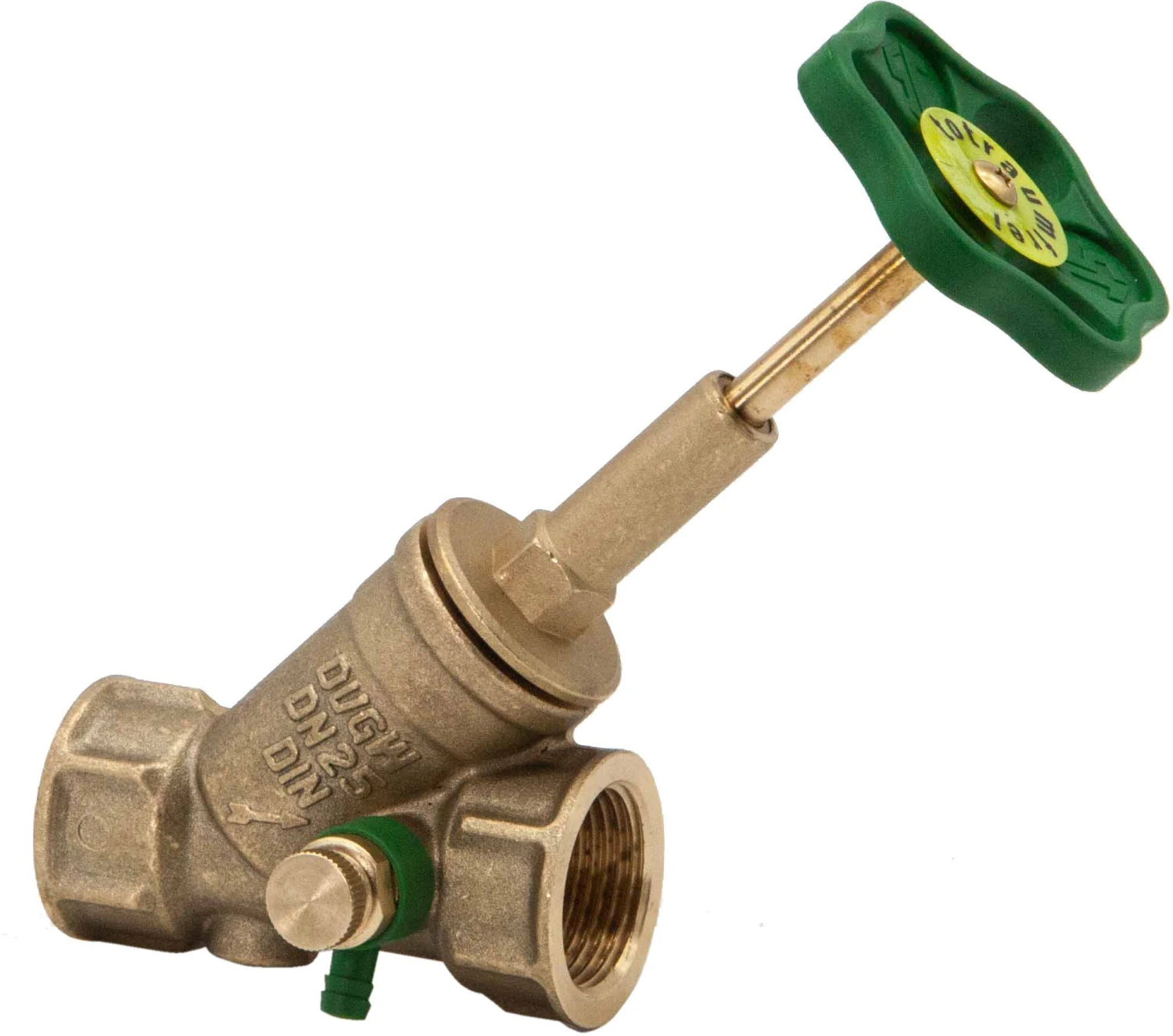 Schlösser Freistromventil 0015102500001 DN 25, Rp 1, Mit Entleerung, Steigende Spindel 3 Schlösser Freistromventil 0015102500001 DN 25, Rp 1, Mit Entleerung, Steigende Spindel