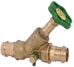 Schlösser Freistromventil 0015382200001 DN 20, 22mm, IG, Mit Entleerung, Nichtsteigende Spindel