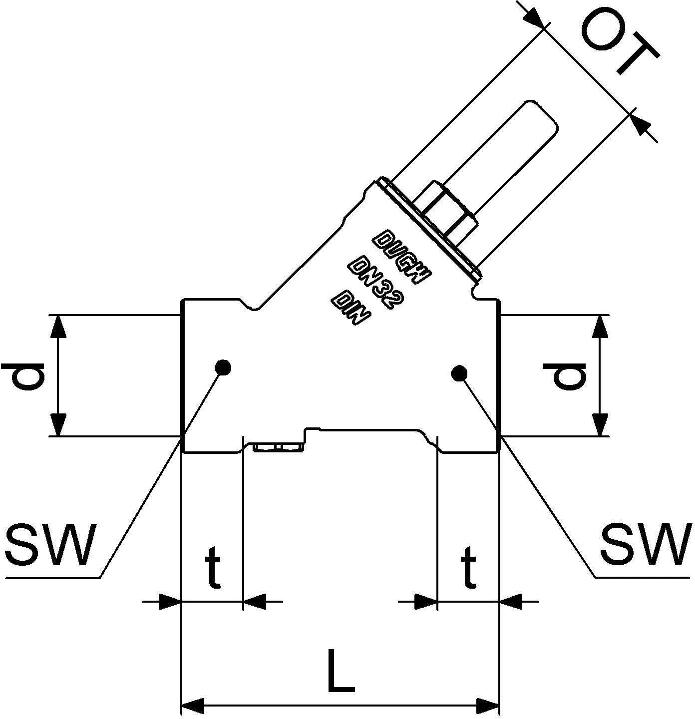 Schlösser Rückflussverhinderer 0013253200001 DN 32, G 1 1/4, Ohne Entleerung 4 Schlösser Rückflussverhinderer 0013253200001 DN 32, G 1 1/4, Ohne Entleerung – Bild 2