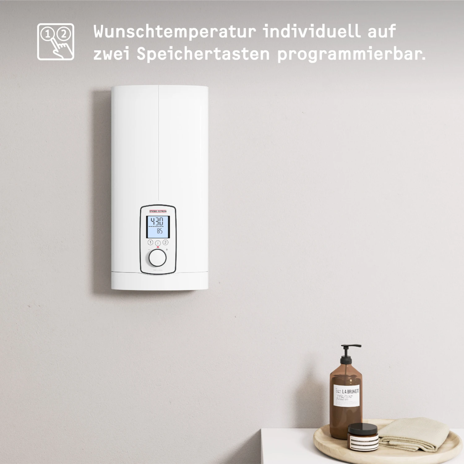 Stiebel Eltron Komfort-Durchlauferhitzer 234468 DHE Connect 27 KW, Weiss, Vollelektronisch, 400 V 6 Stiebel Eltron Komfort-Durchlauferhitzer 234468 DHE Connect 27 KW, Weiss, Vollelektronisch, 400 V – Bild 4