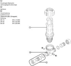 Syr - Sasserath Druckregler 6203.20.008 DN 20, 5-8 Bar -Badezimmerbedarf Geschäft Syr Sasserath Druckregler 6203.20.008 DN 20 5 8 bar 2