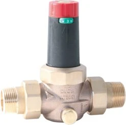 Syr - Sasserath Druckregler 6243.15.004 DN 15, 1,5-5 Bar, Rotguss