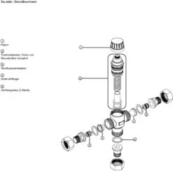 Syr - Sasserath Wassermischer 0702.20.003 DN 20, Thermostatisch, Mit Verbrühschutz -Badezimmerbedarf Geschäft Syr Sasserath Wassermischer 0702.20.003 DN 20 thermostatisch mit Verbruehschutz 2