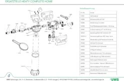 UWS Heaty Nachspeiseeinheit 100330 Max. Füllleistung 60 L/h -Badezimmerbedarf Geschäft UWS Heaty Nachspeiseeinheit 100330 max. Fuellleistung 60 l h 2