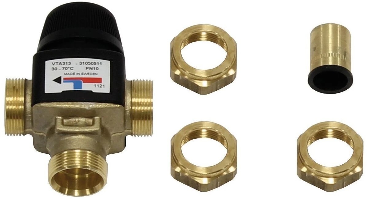 Vaillant Warmwasser-Thermostatmischer 302040 Mit Klemmringverschraubung 22mm, 3/4" 3 Vaillant Warmwasser-Thermostatmischer 302040 Mit Klemmringverschraubung 22mm, 3/4"