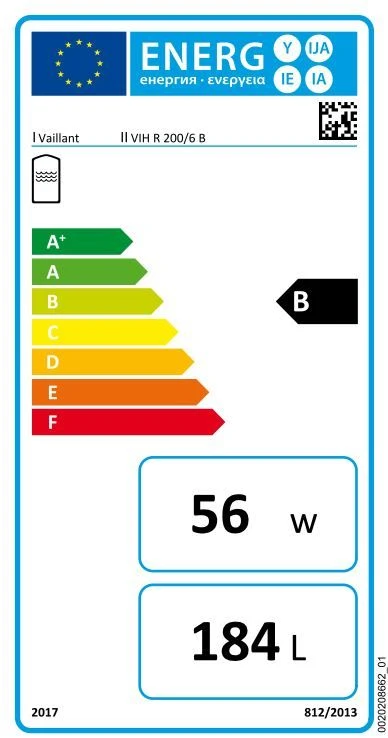 Vaillant UniSTOR Warmwasserspeicher 0010015948 VIH R 200/6 B, Rund, Bodenstehend, Für Wand-/Standheizgerät 5 Vaillant UniSTOR Warmwasserspeicher 0010015948 VIH R 200/6 B, Rund, Bodenstehend, Für Wand-/Standheizgerät – Bild 3