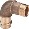 Viega Bogen Sanpress 2214 28 Mm X R 1, 90°, Rotguss Oder Siliziumbronze, SC-Contur, Mehrkant -Badezimmerbedarf Geschäft Viega Bogen Sanpress 2214 28 mm x R 1 90° Rotguss oder Siliziumbronze SC Contur Mehrkant