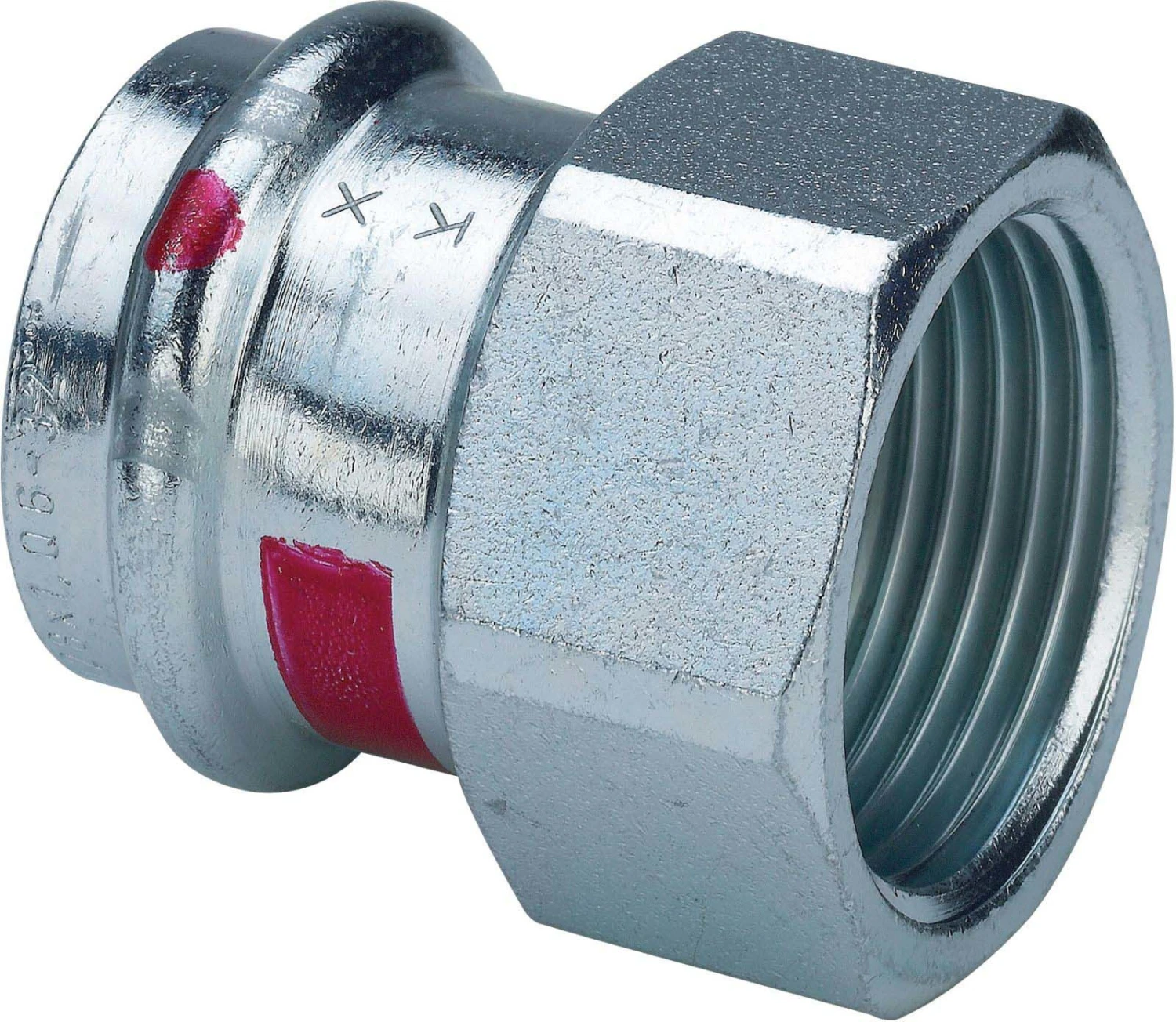 Viega Prestabo Übergangsstück 642228 54 Mm X Rp 2, Stahl Unlegiert, SC-Contur, Mehrkant 3 Viega Prestabo Übergangsstück 642228 54 Mm X Rp 2, Stahl Unlegiert, SC-Contur, Mehrkant