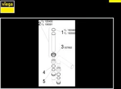 Viega Röhrengeruchsverschluss 107888 11/2" X 50 Mm, Abgang Waagerecht -Badezimmerbedarf Geschäft Viega Roehrengeruchsverschluss 107888 11 2 x 50 mm Abgang waagerecht 2