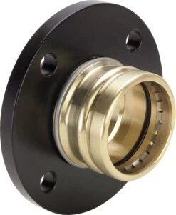 Viega Sanpress XL-Flanschübergang 652340 DN 65 X 76,1 Mm, Rotguss, SC-Contur