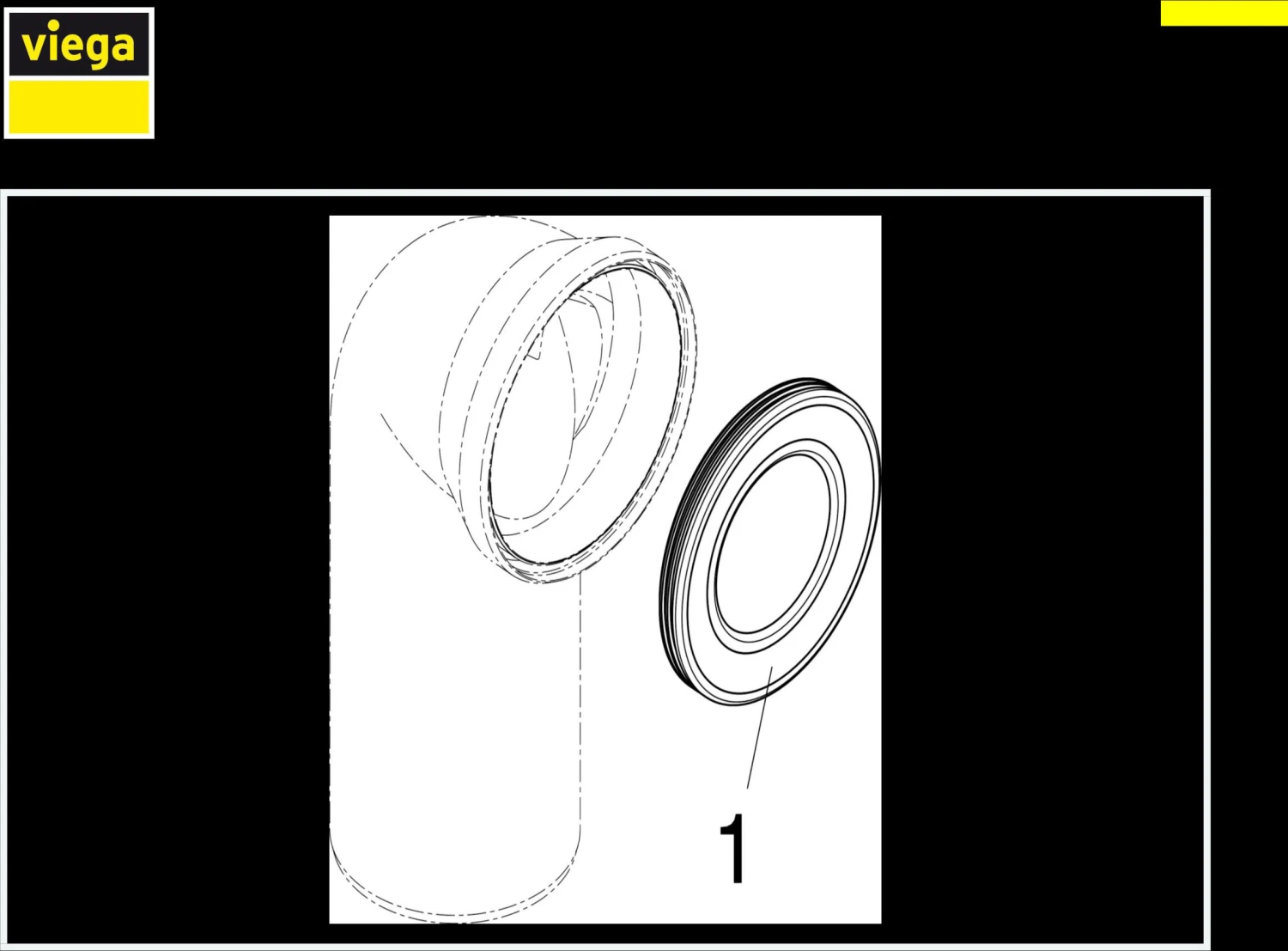 Viega WC-Anschlussbogen 3811 130435 90 Grad, DN 100, Pergamon 6 Viega WC-Anschlussbogen 3811 130435 90 Grad, DN 100, Pergamon – Bild 4