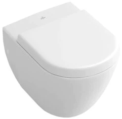Villeroy & Boch Subway Wand Tiefspül WC 66041001 Compact, Weiss, Abgang Waagerecht