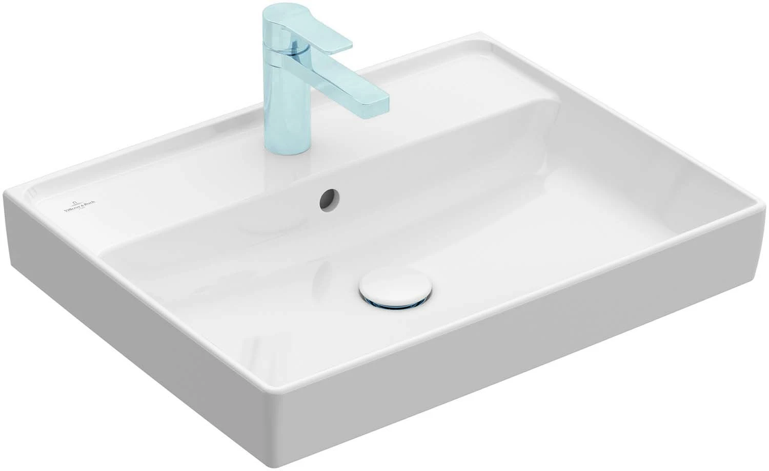 Villeroy Und Boch Collaro Waschtisch 4A3361RW Ohne Überlauf, 60x47cm, Stone White C-plus 3 Villeroy Und Boch Collaro Waschtisch 4A3361RW Ohne Überlauf, 60x47cm, Stone White C-plus