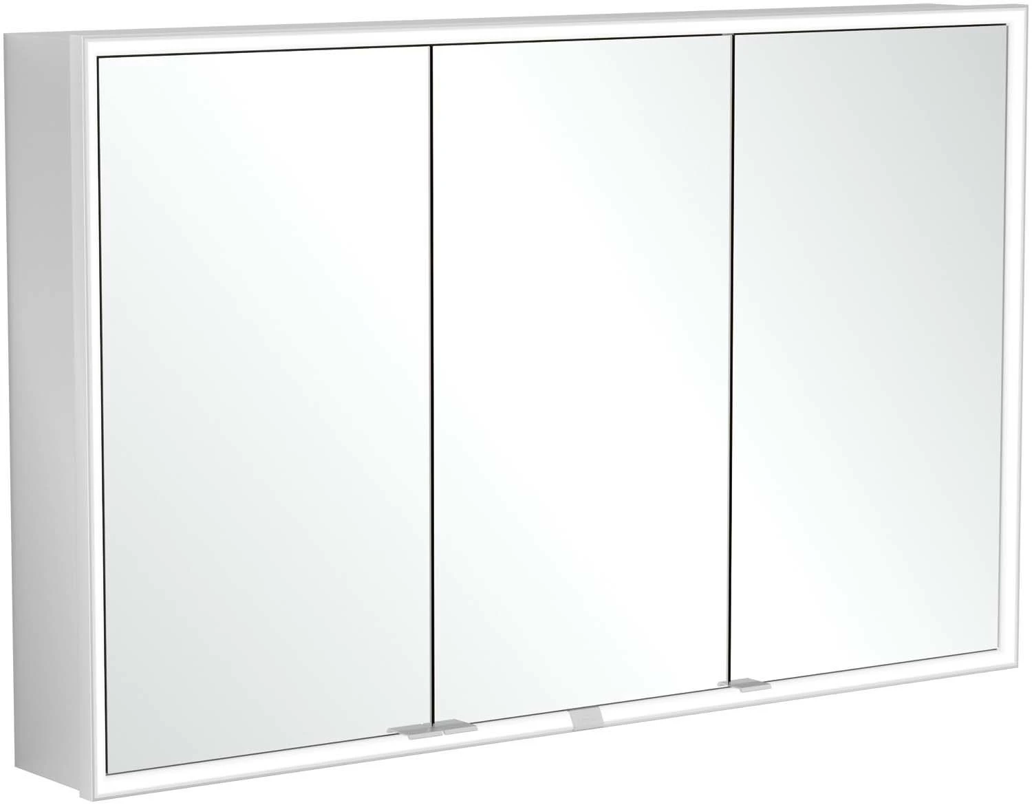 Villeroy Und Boch My View Now Einbau-Spiegelschrank A4581200 120 X 75 X 16,8 Cm, LED-Beleuchtung, 3 Türen, Mit Ein-/Ausschalter 3 Villeroy Und Boch My View Now Einbau-Spiegelschrank A4581200 120 X 75 X 16,8 Cm, LED-Beleuchtung, 3 Türen, Mit Ein-/Ausschalter