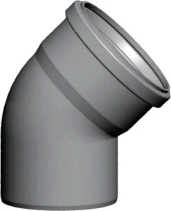 Wolf Bogen 2651692 45°, DN 110, 2er-Kaskade, PP