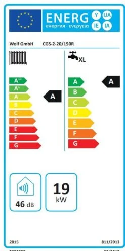 Wolf CGS-2-20/150R Gasbrennwert-Zentrale 8615016 20kW, Mit Warmwasser-Rohrwendelspeicher -Badezimmerbedarf Geschäft Wolf CGS 2 20 150R Gasbrennwert Zentrale 8615016 20kW mit Warmwasser Rohrwendelspeicher 4