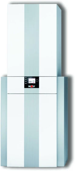 Wolf CGS-2-24/200 Gasbrennwert-Zentrale 8615017 24kW, Mit Warmwasser-Schichtenspeicher 200 Liter
