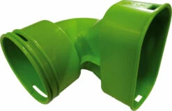 Wolf CWL Excellent Übergang 2577347 90Grad, Von DN 75 Rund Auf 50 X 100 Flachkanal