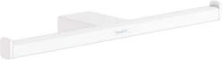 Hansgrohe AddStoris Papierrollenhalter 41748700 Doppelt, Wandmontage, Metall, Mattweiß