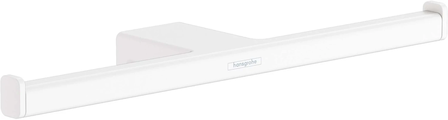 Hansgrohe AddStoris Papierrollenhalter 41748700 Doppelt, Wandmontage, Metall, Mattweiß 3 Hansgrohe AddStoris Papierrollenhalter 41748700 Doppelt, Wandmontage, Metall, Mattweiß