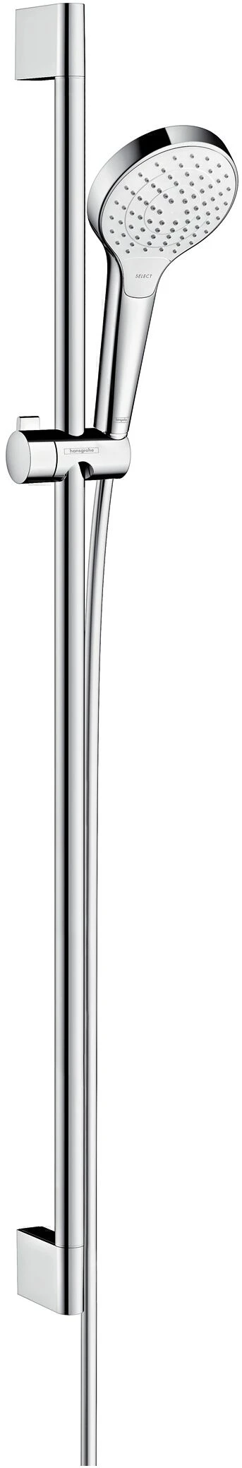 Hansgrohe Croma Select S Vario Brauseset 26573400 EcoSmart, Weiss-chrom, 90 Cm Brausestange 3 Hansgrohe Croma Select S Vario Brauseset 26573400 EcoSmart, Weiss-chrom, 90 Cm Brausestange